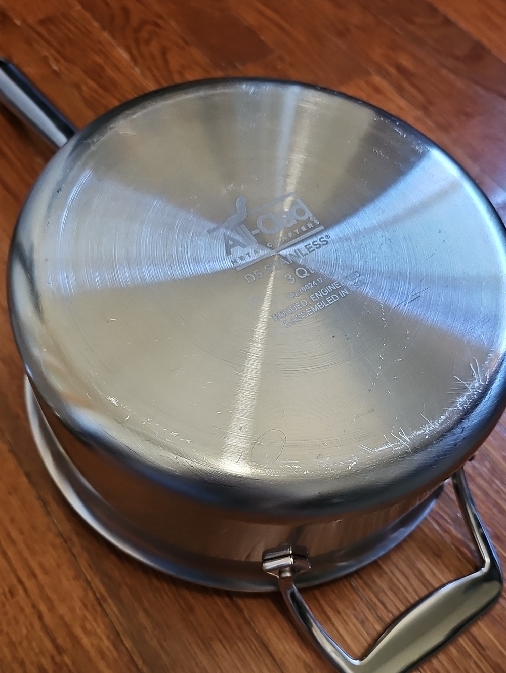 All-Clad D5 3 Qt Saucepan - Picture 6 of 7